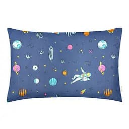 Дитяча постільна білизна в ліжечко SPACEMAN, синій (AstronautBlue_58LightBlue_140) - мініатюра 3