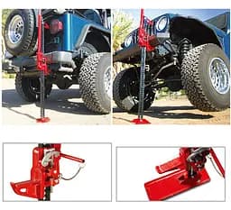 Рейковий домкрат Hi jack 3т 125-1330мм TORIN hoz0009117 - мініатюра 3