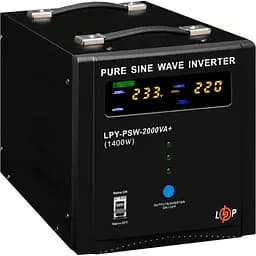 Джерело безперебійного живлення [ДБЖ] LogicPower LPY-PSW-2000VA+ 1400W [22873] [107307] - мініатюра 3