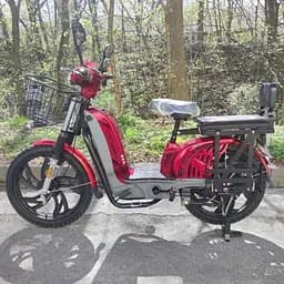 Електроскутер Двомісний Crosser E-Delta (800W,60V,15Ah) Червоний - мініатюра 9