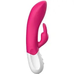 Вибратор-кролик Liebe Pleasure Toys Mighty Rechargeable Rabbit 21.5 см (розовый)
