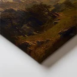 Інтер'єрна картина Краєвид долини Йосеміті, Альберт Бірштадт, Albert Bierstadt, репродукція картини, 60×90 см (id7005) - мініатюра 4
