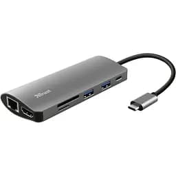 USB-Хаб Trust USB-хаб DALYX 7-IN-1 USB-C ALUMINIUM (23775_TRUST)