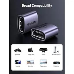 Адаптер Ugreen HD159 HDMI 8K Female to Female Adapter 1 pcs (UGR-90592) - мініатюра 2
