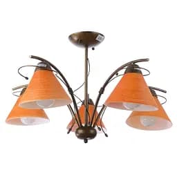 Люстра стельова Brille E27 60W BR (BKL-186C/5)