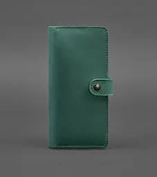 Кожаный портмоне 7.0 зеленый Crazy Horse