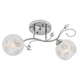 Люстра стельова Brille в спальню E27 60W CH (LK-584C/2) - мініатюра 7