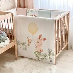 Комплект для новонародженого із захистом та ковдрою Happy Day Детский pbe0050015 - мініатюра 4
