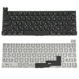 Клавіатура для ноутбука APPLE (MacBook Pro: A2338 (2020)) rus, black, без підсвічування клавіш (оригінал)