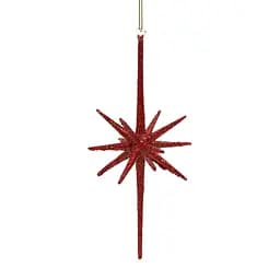 Ялинкова прикраса "Зірка об’ємна червона" 10*20 см, YQ1463211