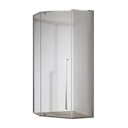 Душова кабіна без піддону Koer SR SC06-100x100x200-TR-01 прозоре скло Easy Clean 8 мм, хром KR5365, Універсальна, прозорий, хром