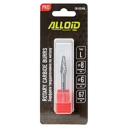Борфреза Alloid Building Tools твердосплавна по металу тип L 8 мм (CB-63248L) - мініатюра 4