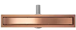Душовий канал Rea Pure Neo 80 см brushed copper REA-G8022 - мініатюра 9