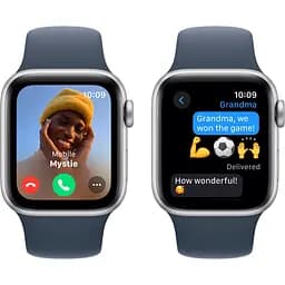 Смарт-годинник Apple Watch SE 2 GPS 40mm Silver Aluminium Case with Storm Blue Sport Band M/L [MRE23] [95082] - мініатюра 5