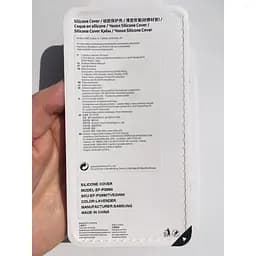 Оригінальний силіконовий чохол Silicone Cover для Samsung Galaxy S21 FE (G990) Lavender EF-PG990TVEGRU - мініатюра 3