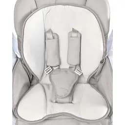 Крісло-гойдалка + стільчик для годування Caretero Indigo Light Grey - мініатюра 7