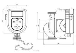 Циркуляційний насос Thermo Alliance LPS-А 32/80/180 енергозберігаючий LPSA3280180 - мініатюра 5