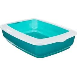 Туалет Trixie Brisko для кошек с бортами пластиковый прозрачный 31 x 10 x 43 см