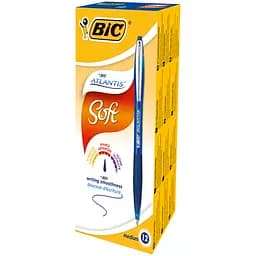 Ручка шариковая BIC Atlantis Soft, синий, 12 шт. (9021322)