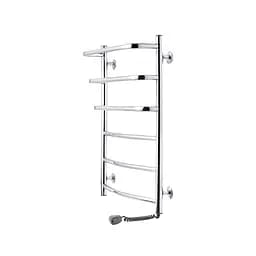 Рушникосушарка електрична Kroner Каскад дуга ДKДER 800x500/6 ER CV026143, Хром, Праве - мініатюра 2