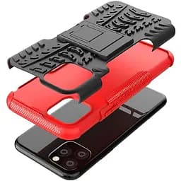 Чохол-накладка Toto Dazzle Kickstand 2 in 1 Case Apple iPhone 11 Pro Max Red - мініатюра 5
