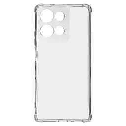 Прозрачный чехол для Motorola G75 5G с защитой камеры и усиленными бортами, тонкий, силиконовый, бесцветный, ударопрочный, противоударный бампер с закрытой камерой, ArmorStandart (ARM81615)
