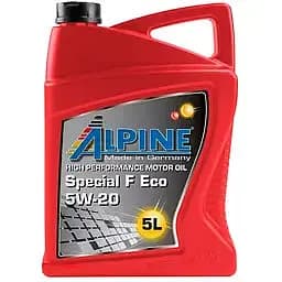 Олива моторна синтетична Alpine 5W-20 Special F-ECO EcoBoost Technologie API SN ILSAC GF-5, 5 л (52678)