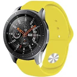 Силіконовий ремінець BeCover для Nokia / Withings Steel / Steel HR Yellow (706281) - мініатюра 3