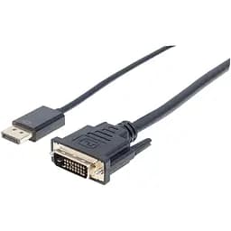 Кабель DisplayPort M - DVI-D 25 M, 3.0м, Manhattan