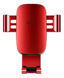 Автомобільний утримувач холдер Baseus Metal Age Gravity Air Outlet Version SUYL-D09 Red