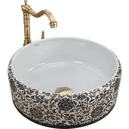 Умивальник Rea Florisa white накладний REA-U3308, Цветной