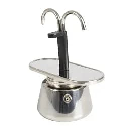 Кавоварка гейзерна Bo-Camp Stainless Steel 2-cups Silver срібляста (2200545) - мініатюра 7