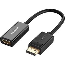Конвертер Ugreen DisplayPort to HDMI 4K 60Hz 25 см Black (MM137)