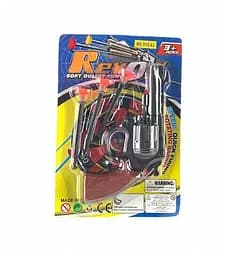 Пістолет 1110-A3 з присосками, на блістері 19,6*13,8*3,5см (6965490400041)