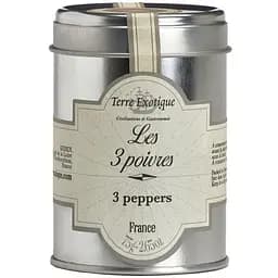 Суміш перців Terre Exotique 3 Peppers із Пеньї у Камеруні 75 г