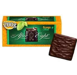 Шоколад чорний After Eight в коробці з м'ятною начинкою зі смаком апельсина 200 г - мініатюра 2
