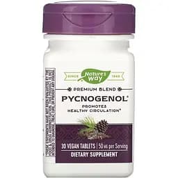 Натуральна добавка Nature's Way Pycnogenol, 30 таблеток