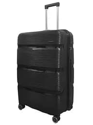 Валіза велика L Milano bag 0307 поліпропілен Чорний - мініатюра 2