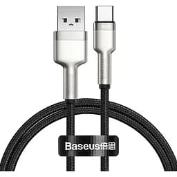 Кабель Baseus Cafule Metal Data Type-C 66W (1m) black (CAKF000101)