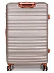 Валіза велика L ABS-пластик Worldline Airtex 629 76×52×30см 110л Шампань - мініатюра 4