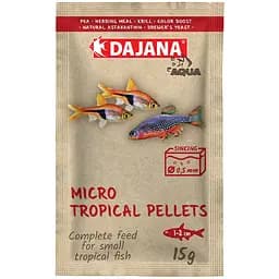 Корм Dajana Mikro Baby для мальков и мелких рыб порошкообразный 15 г
