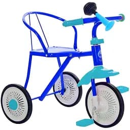 Детский трехколесный велосипед M 5335С Prof1 Kids с пластиковыми ободами резиновыми колесами и клаксоном