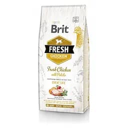 Сухой корм Brit Fresh Chicken/Potato Adult 12 кг для взрослых собак всех пород