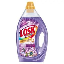 Гель для прання Losk Колор Ароматерапія Ефірні масла та аромат квітки Жасмін, 2 л - мініатюра 2