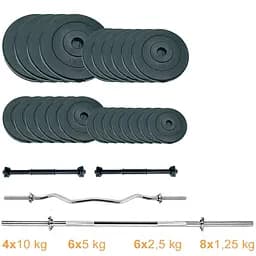 Набір штанг + гантелі Newt Gym Set 2 Rock Pro NE-PL-SET2-110 110 кг - мініатюра 2