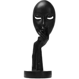 Статуетка декоративна МВМ My Home Маска чорна (DH-ST-03 BLACK)