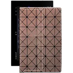 Чохол StatusCASE з екошкіри для планшету Sony Xperia Tablet Z2 SGP512 Коричневий ромб