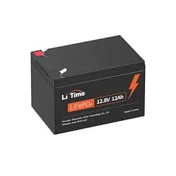 Аккумуляторная батарея литий-железо-фосфатная 12.8В 12А*ч LiFePO4 LiTime L12V12-12-BASIC-8-A12 (44-00519)