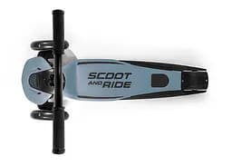 Самокат Scoot and Ride Highwaykick-5 з колесами що світяться блакитний (SR-190117-STEEL) - мініатюра 2