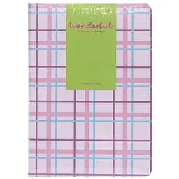 Блокнот A6 Bambi 6701-1 Wonderful твердый переплет, комбинированный 80 листов 10х14.5 см розовый